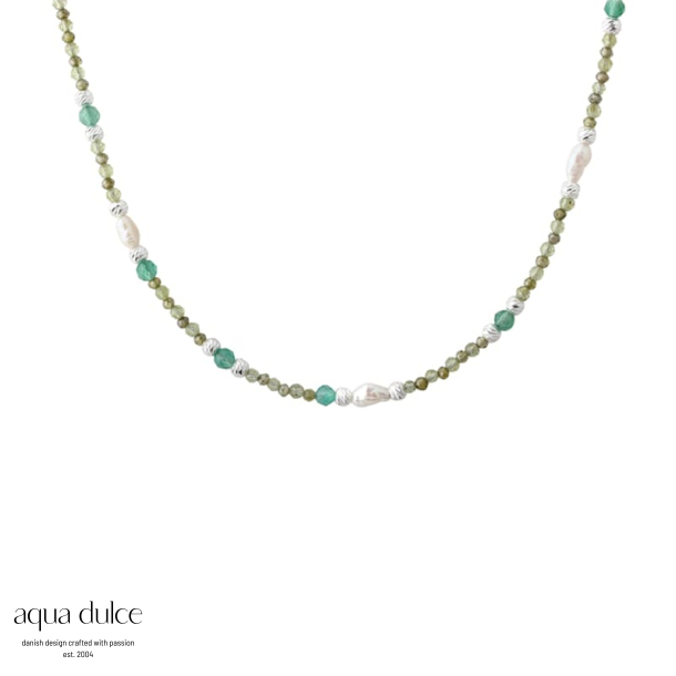 VERDE MIX NECKLACE | SILVER
