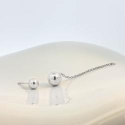 ALBA EARSTUD LONG | SILVER