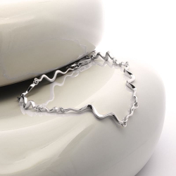 SLIM RHUMBA BRACELET |  SILVER