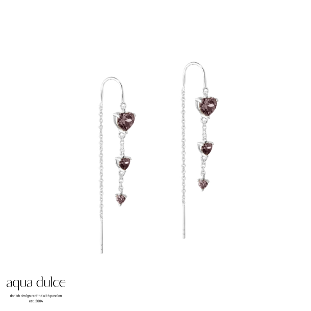 EIRA HEART EARTHREAD | SILVER