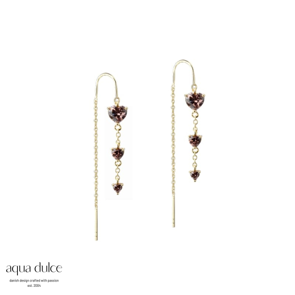 EIRA HEART EARTHREAD | GOLDEN