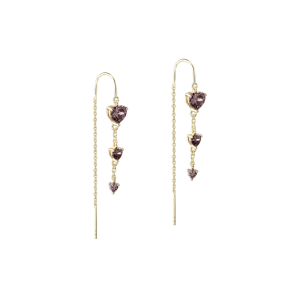 EIRA HEART EARTHREAD | GOLDEN