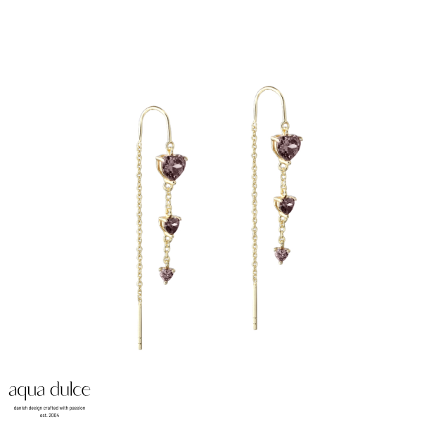 EIRA HEART EARTHREAD | GOLDEN