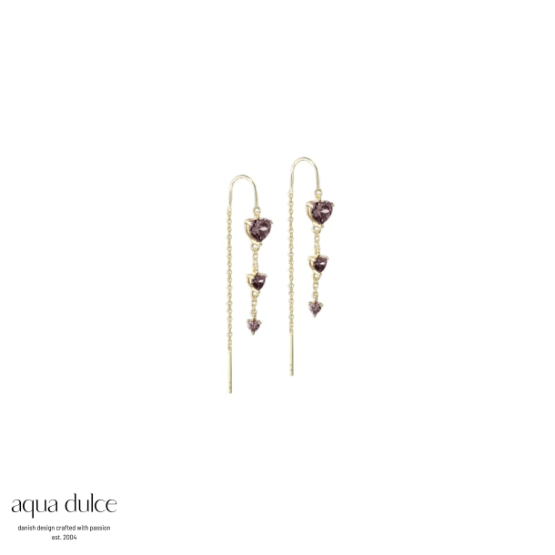 EIRA HEART EARTHREAD | GOLDEN