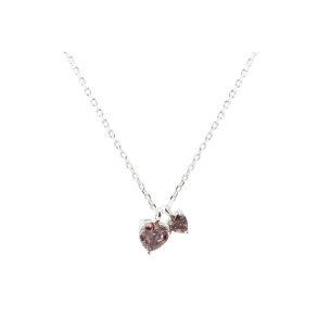 EIRA HEART NECKLACE | SILVER