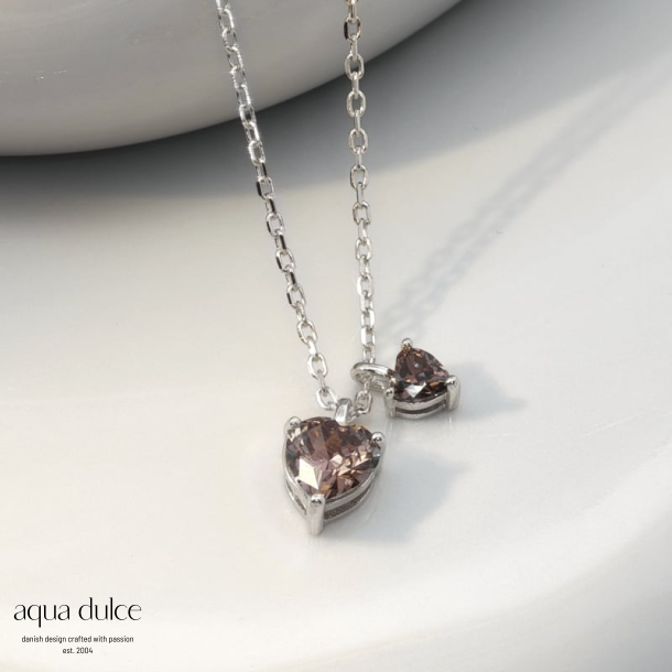 EIRA HEART NECKLACE | SILVER