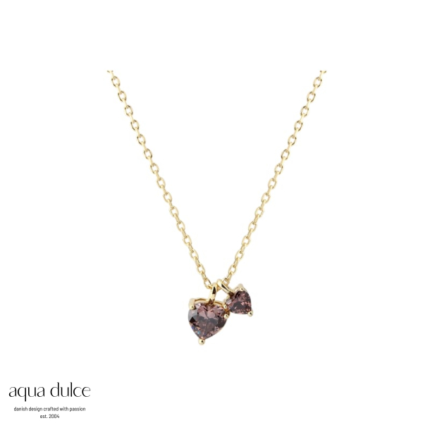 EIRA HEART NECKLACE | GOLDEN