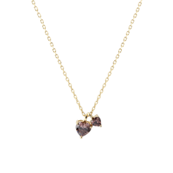 *EIRA HEART NECKLACE | GOLDEN