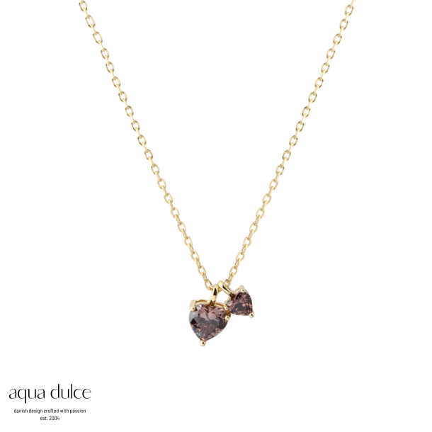 *EIRA HEART NECKLACE | GOLDEN
