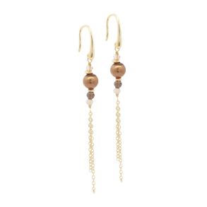 EIRA PEARL EARRING | GOLDEN