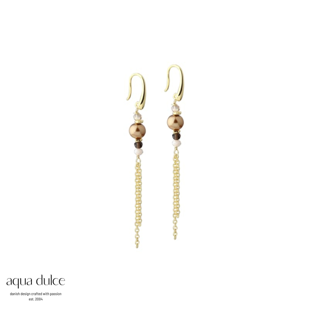 EIRA PEARL EARRING | GOLDEN