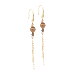 EIRA PEARL EARRING | GOLDEN