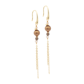 EIRA PEARL EARRING | GOLDEN