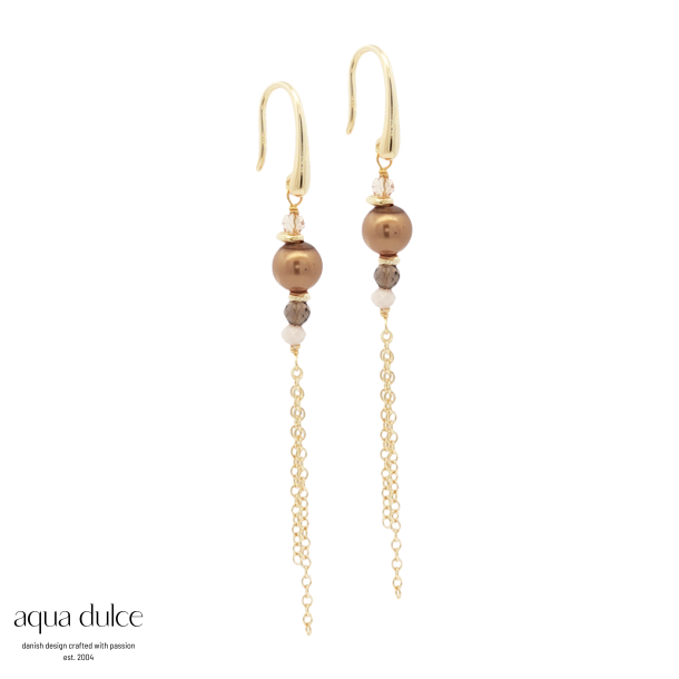 EIRA PEARL EARRING | GOLDEN