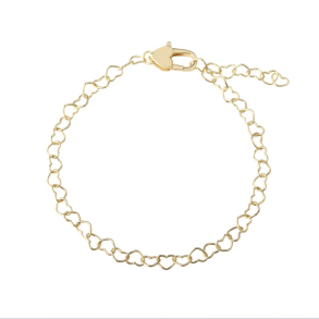 LOVE ME HEART BRACELET | GOLDEN