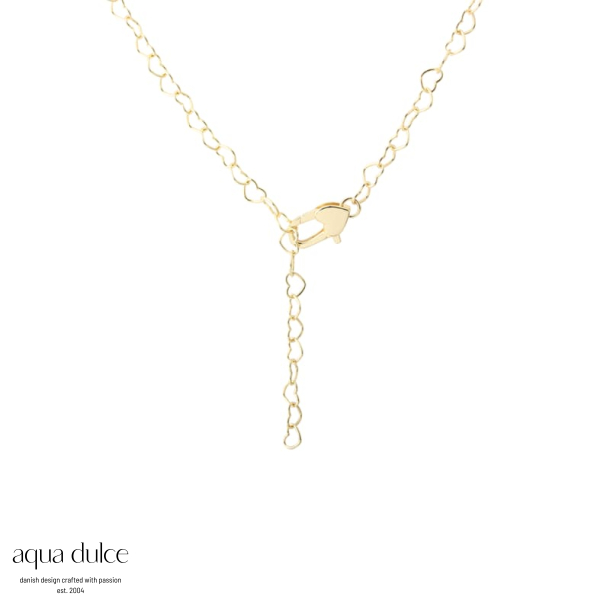 LOVE ME HEART NECKLACE | GOLDEN