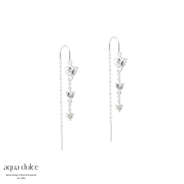 VIDA HEARTS EARTHREAD | SILVER