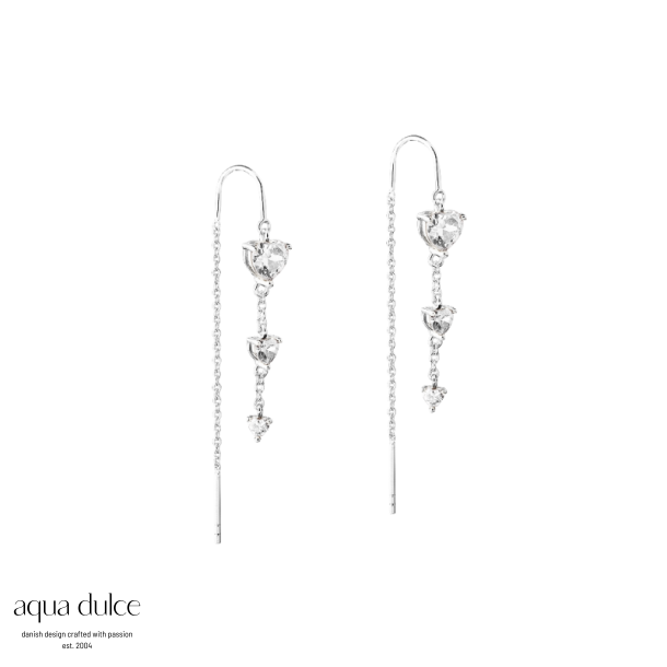 VIDA HEARTS EARTHREAD | SILVER