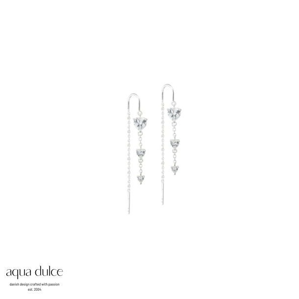 VIDA HEARTS EARTHREAD | SILVER