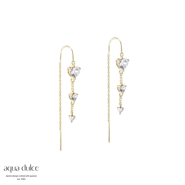 VIDA HEARTS EARTHREAD | GOLDEN