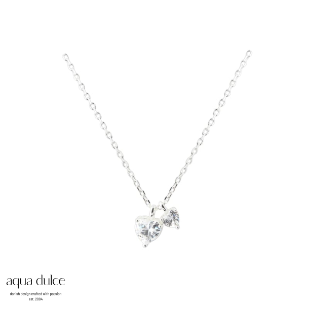 VIDA HEARTS NECKLACE | SILVER