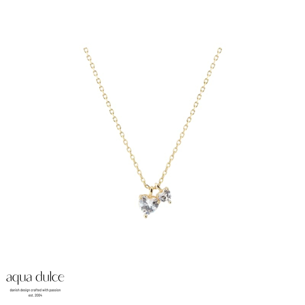 VIDA HEARTS NECKLACE | GOLDEN