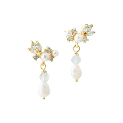 SINNA PEARL EARSTUD | GOLDEN