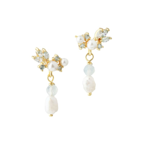 SINNA PEARL EARSTUD | GOLDEN