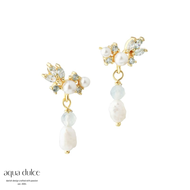 SINNA PEARL EARSTUD | GOLDEN