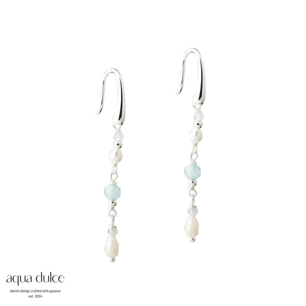 SINNA PEARL EARHOOK | SILVER