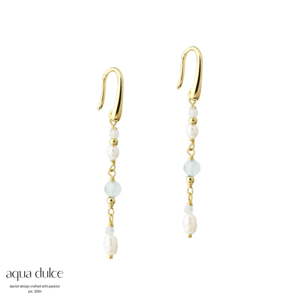 SINNA PEARL EARHOOK | GOLDEN