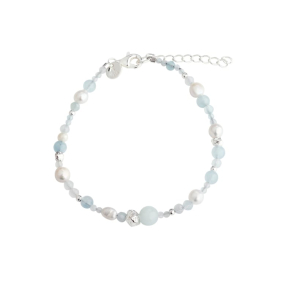 SINNA PEARL BRACELET | SILVER