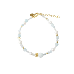 SINNA PEARL BRACELET | GOLDEN