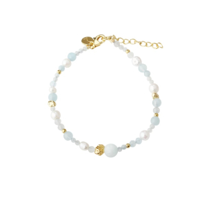 SINNA PEARL BRACELET | GOLDEN