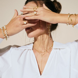 SINNA PEARL BRACELET | GOLDEN
