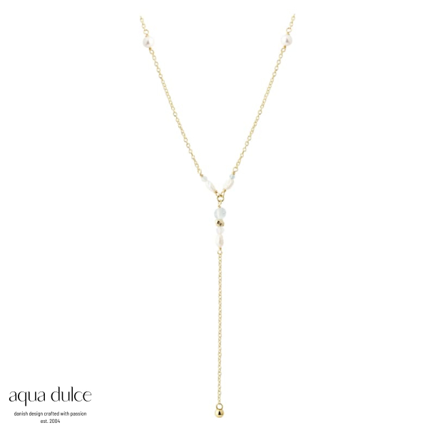 SINNA PEARL NECKLACE | GOLDEN