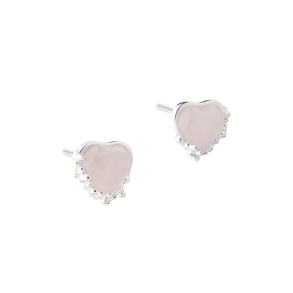 GRACE HEART EARSTUD | SILVER