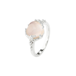 GRACE HEART RING | SILVER