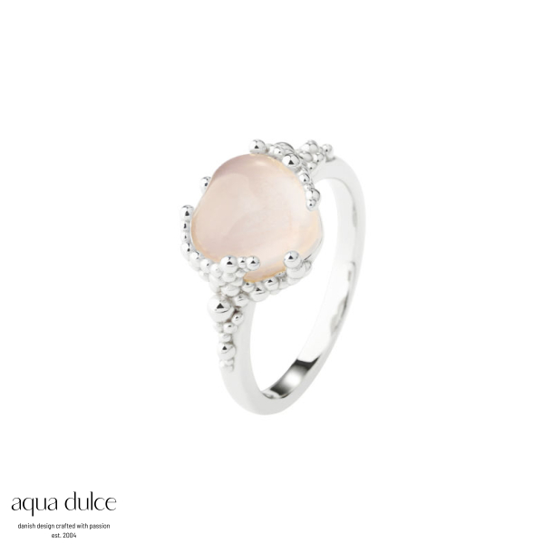 GRACE HEART RING | SILVER