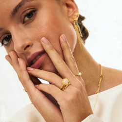 GRACE HEART RING | GOLDEN - 56