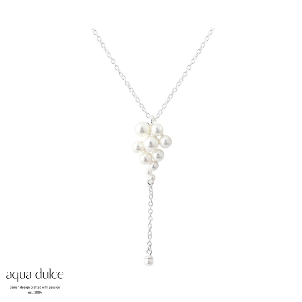 LUNA CLUSTER NECKLACE | SILVER