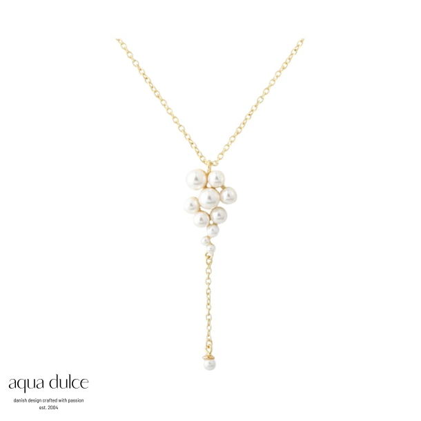 LUNA CLUSTER NECKLACE | GOLDEN