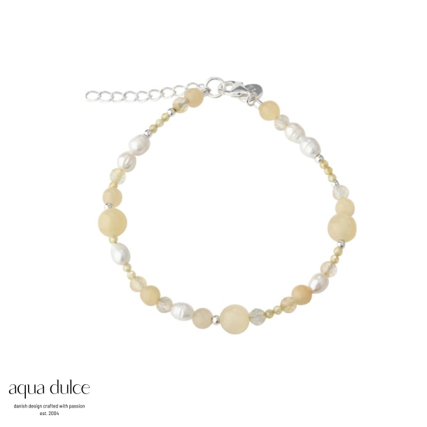 MOONLIGHT PEARL BRACELET | SILVER