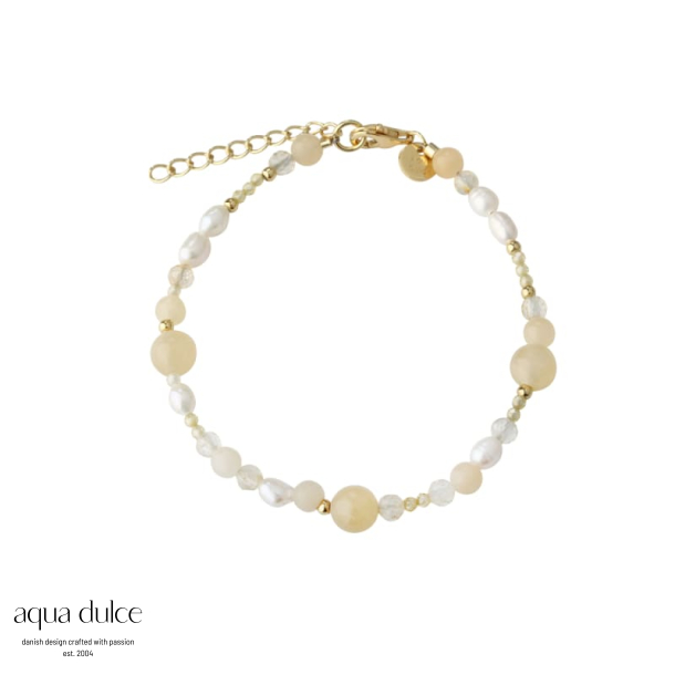 MOONLIGHT PEARL BRACELET | GOLDEN