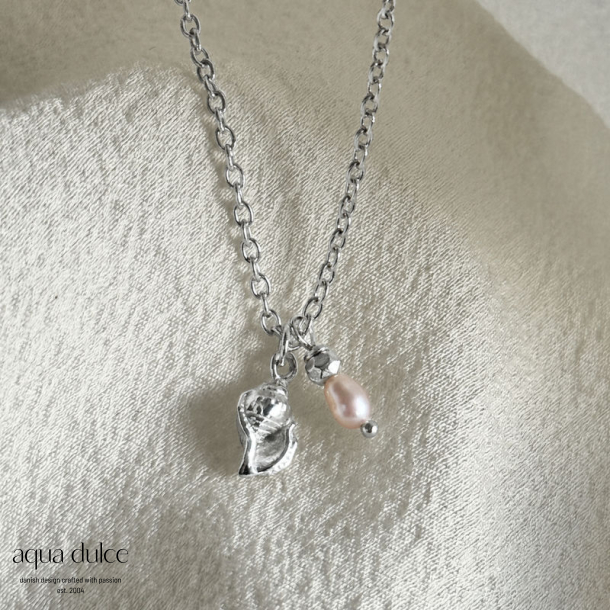 COSTA ROSE NECKLACE | SILVER