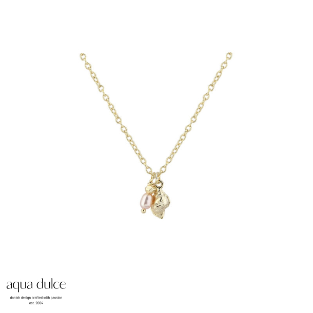 COSTA ROSE NECKLACE | GOLDEN