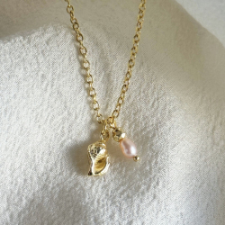 COSTA ROSE NECKLACE | GOLDEN