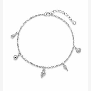 COSTA ANKLET | SILVER