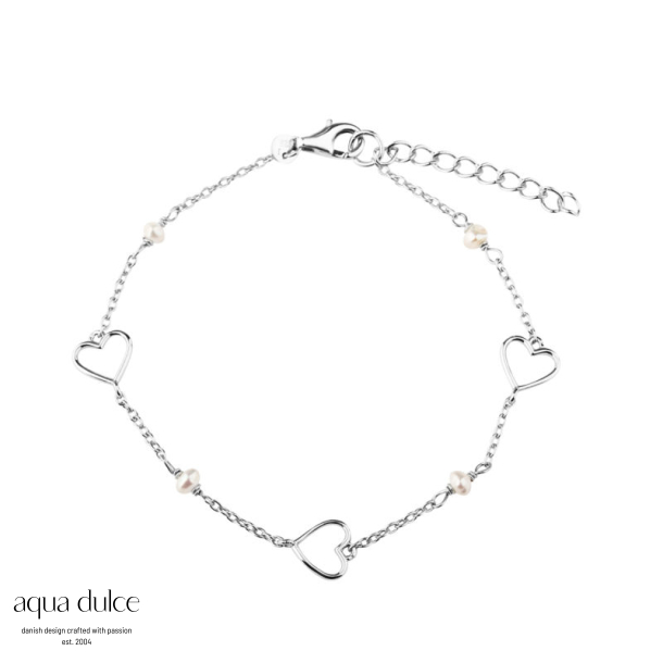 ALMA PEARL BRACELET | SILVER