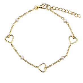 ALMA PEARL BRACELET | GOLDEN